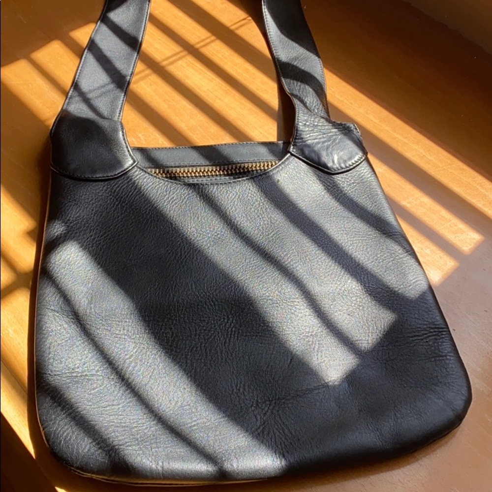 Bonnie Cashin for Meyers black leather sling